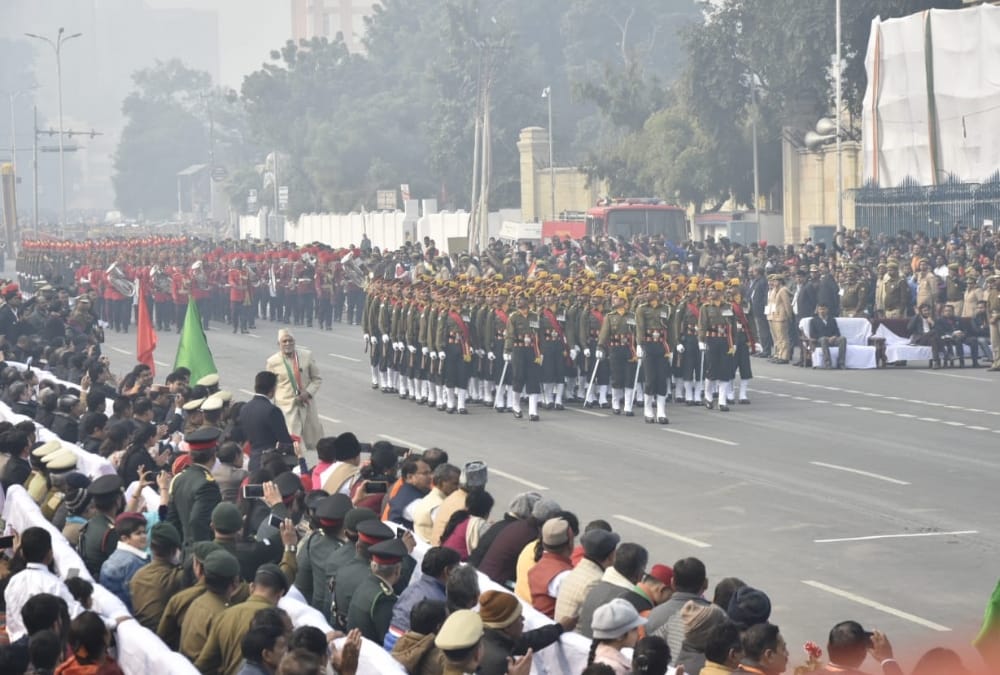 Celebration of Republic day in Lucknow.