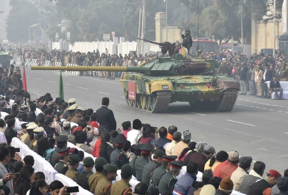 Celebration of Republic day in Lucknow.