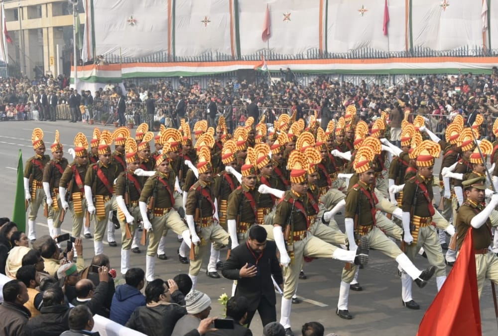 Celebration of Republic day in Lucknow.