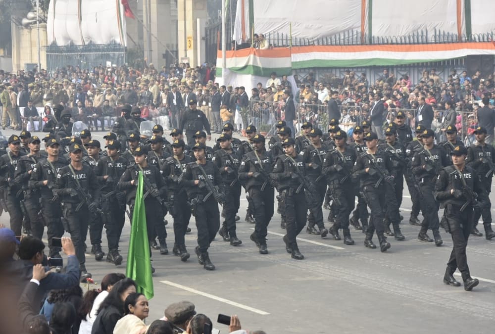 Celebration of Republic day in Lucknow.