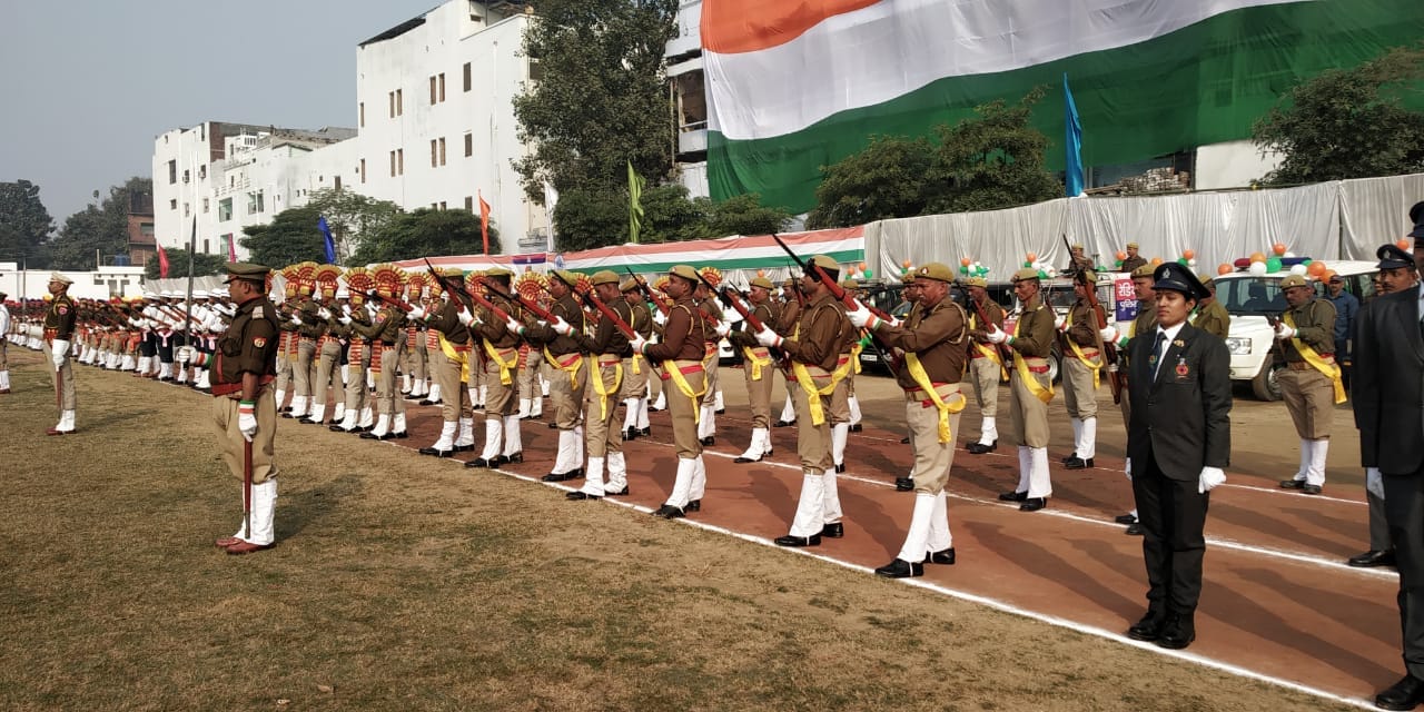 republic day 2020, adg zone daava sherpa attend police line main event at gorakhpur