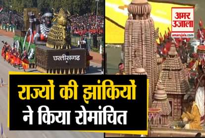 The tableaux of states at repubilc day Parade 2020 on Rajpath