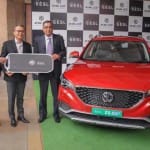 MG ZS EV delivery to EESL