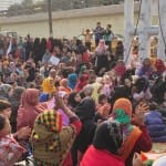Protest at Nizamuddin