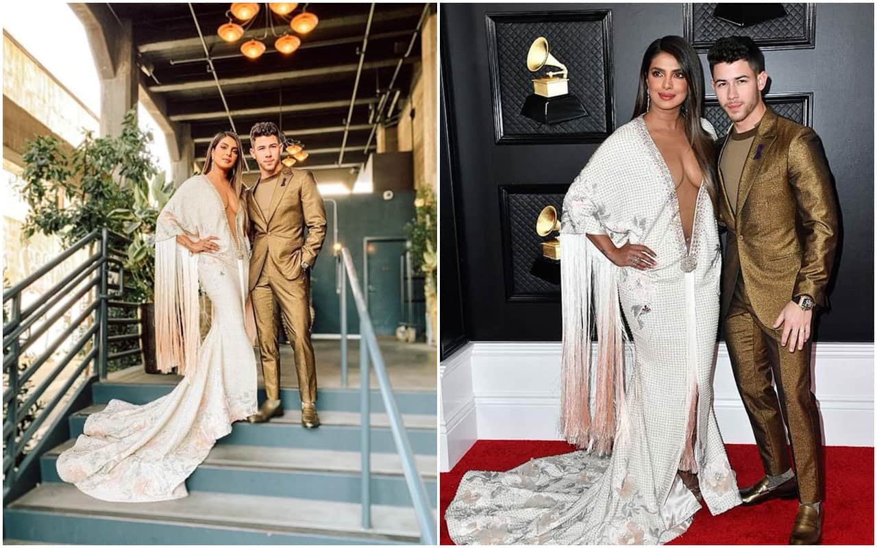Grammy 2020 Priyanka Chopra Husband Nick Jonas with spinach in his teeth Memes Goes Viral