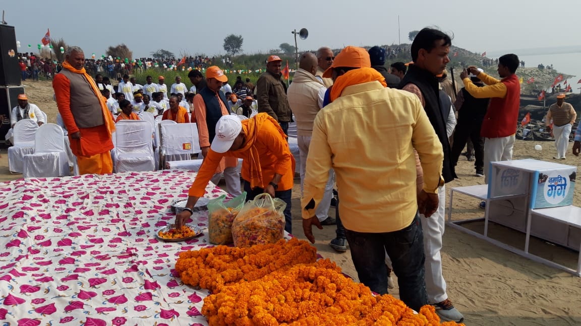 Balia administration itself mocked polythene eradication campaign started with the Ganga Yatra