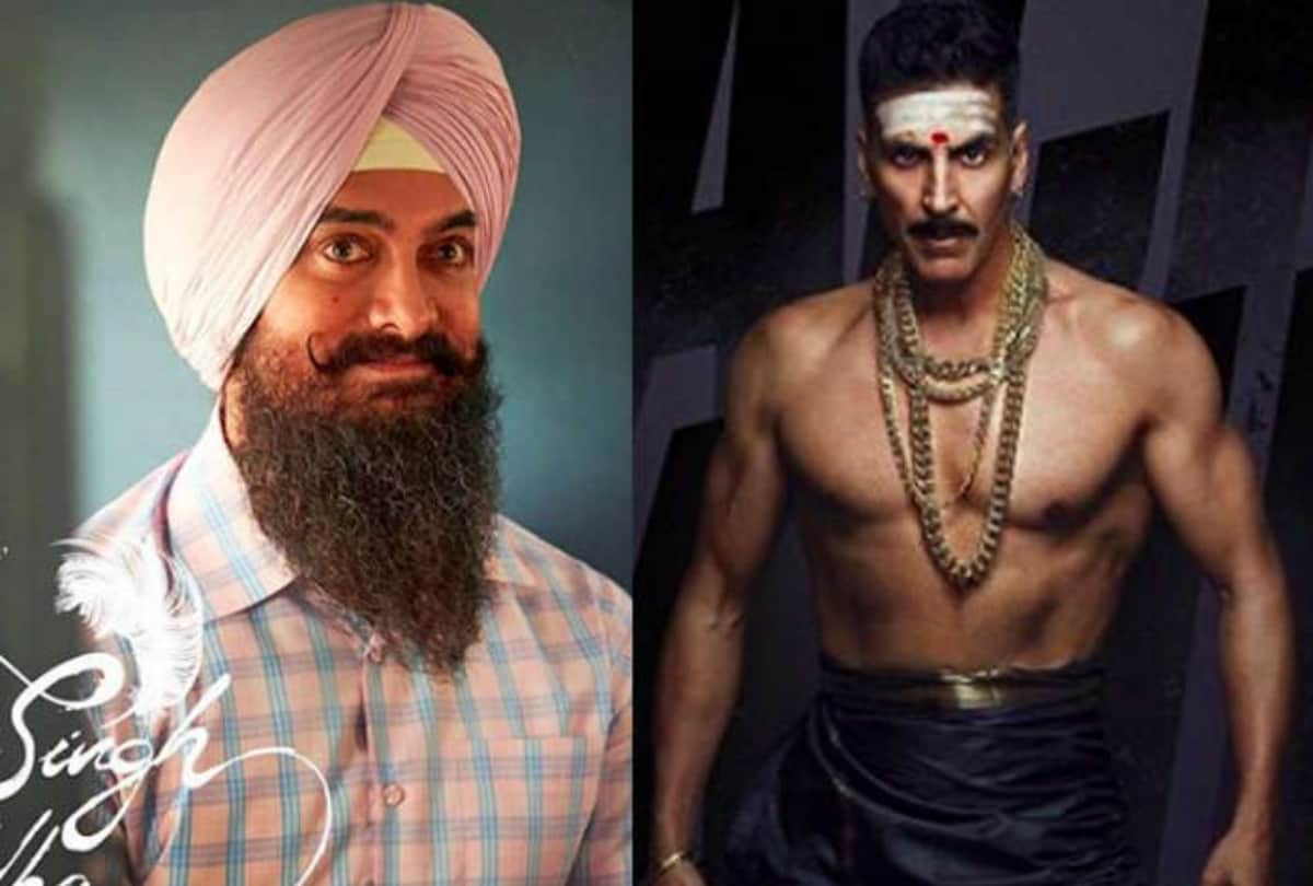 Aamir Khan new look for Laal Singh Chaddha in which he sports a clean shaven look and a crew cut
