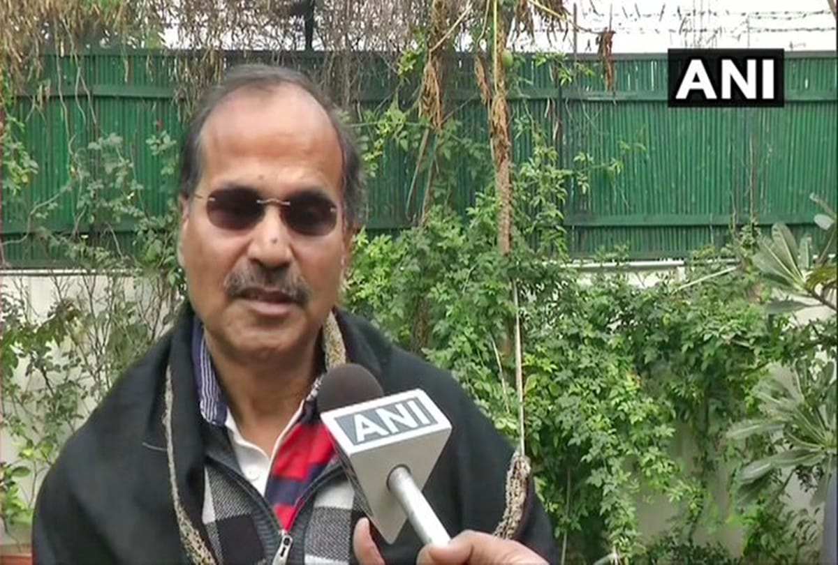 Congress Adhir Ranjan raised question Donald Trump India visit and Piyush Goyal Hindu Terror remark 