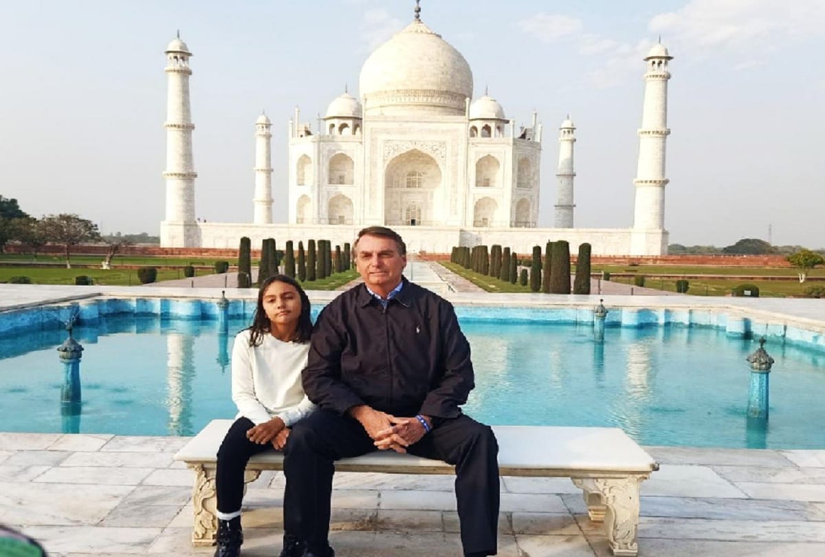 Brazil President Jair Bolsonaro visit Agra to see Taj Mahal