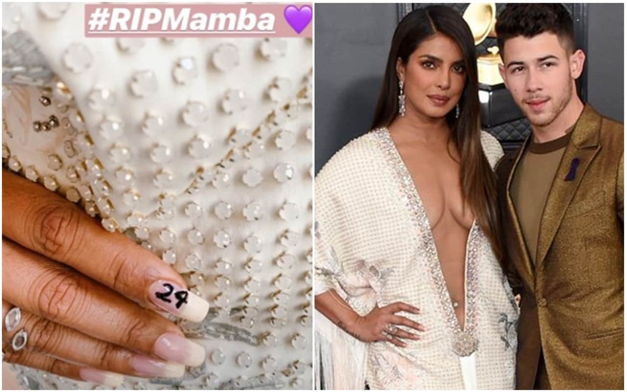 Priyanka Chopra give tribute to Kobe Bryant at Grammys 2020 with nail art 24