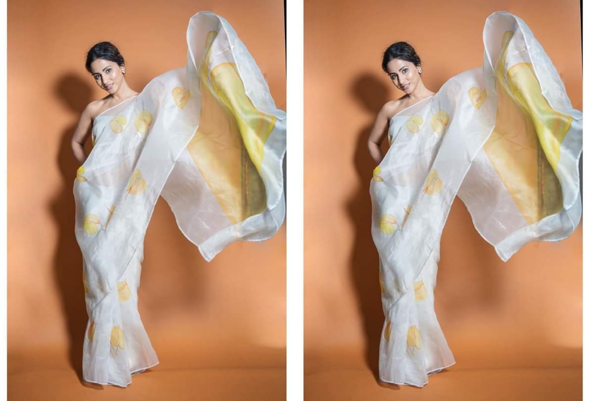 hina khan got trolled for copied kareena kapoor saree look