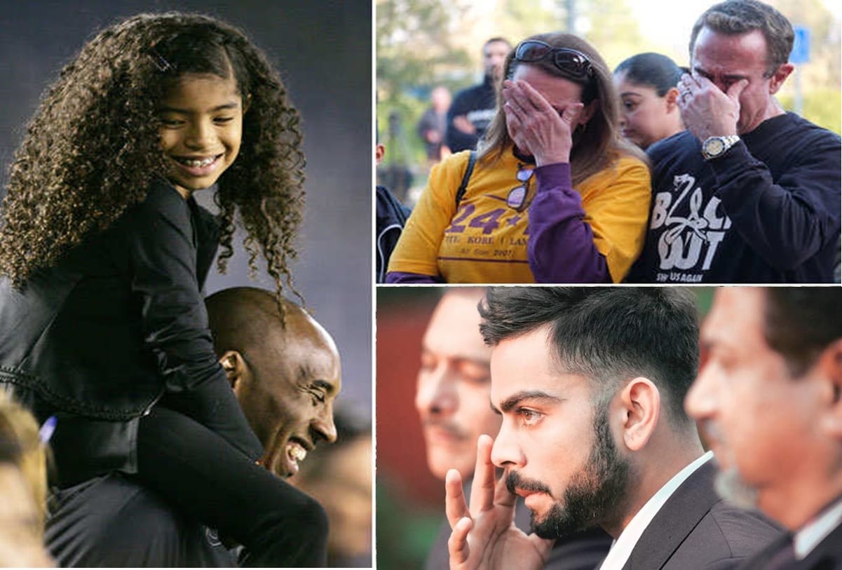 Kobe Bryant Death news stuns sports world, Virat Kohli, Rohit Sharma pays tribute