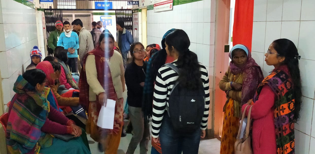 Token system fail in district hospital