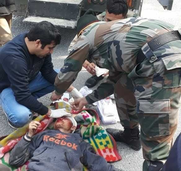 two injured