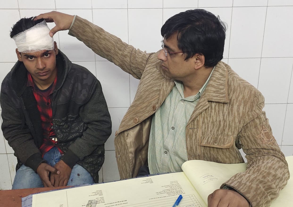 student injured