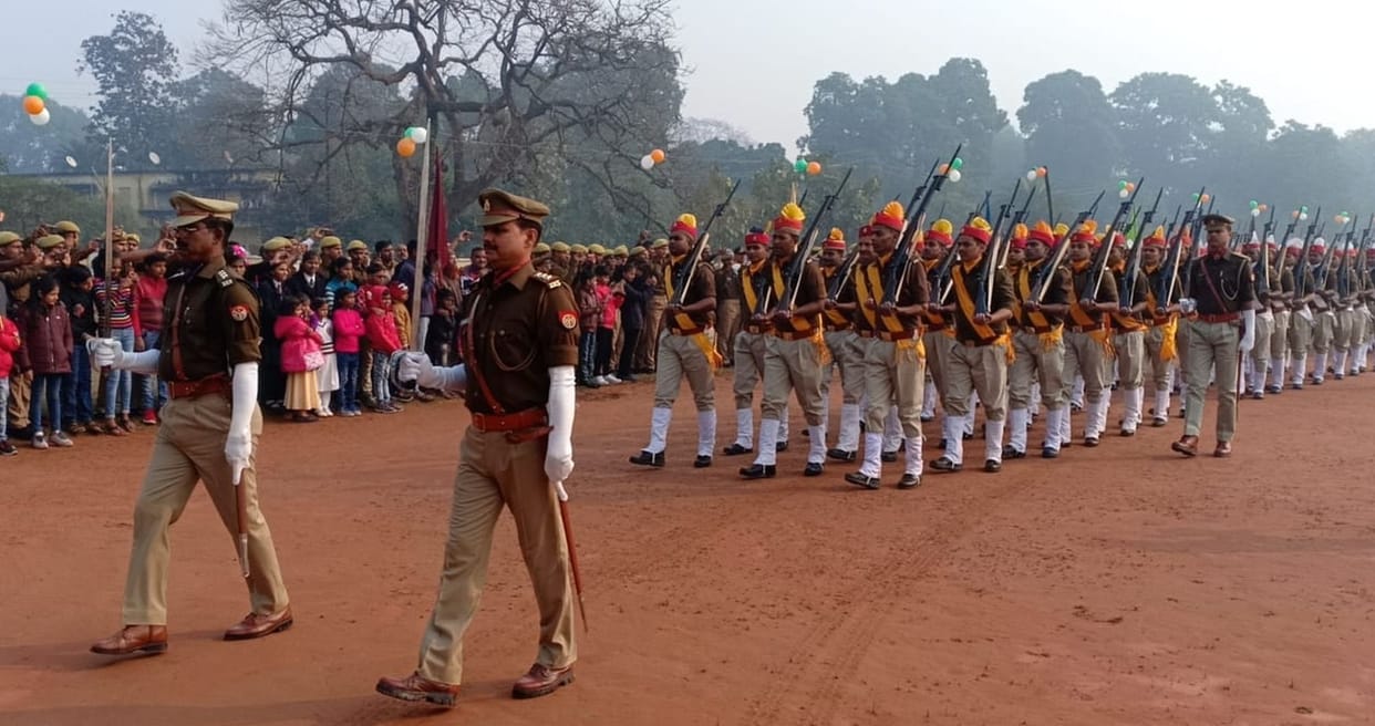 Republic Day celebrated with enthusiasm, the tricolor was waved with pride