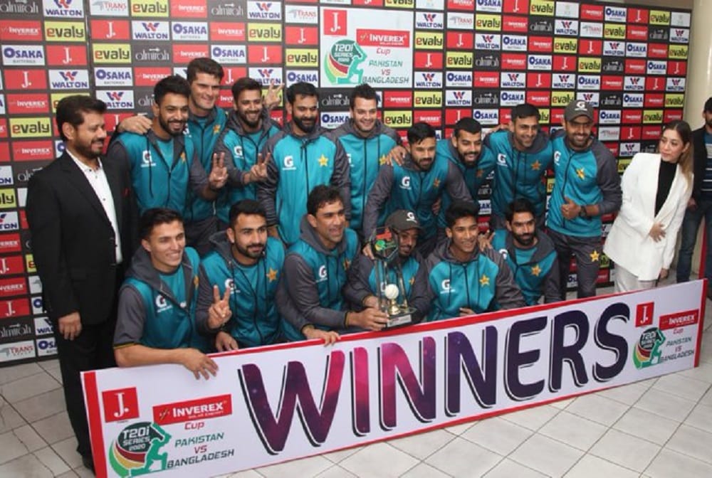 Pakistan win t20 series by 2-0 over Bangladesh, 3rd match abandoned without a ball bowled