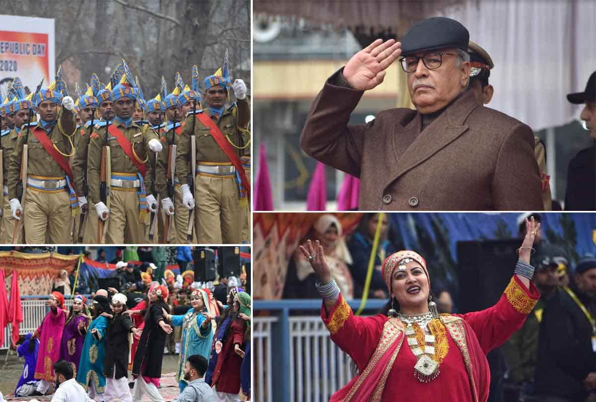 Republic Day 2020 celebration in srinagar jammu kashmir