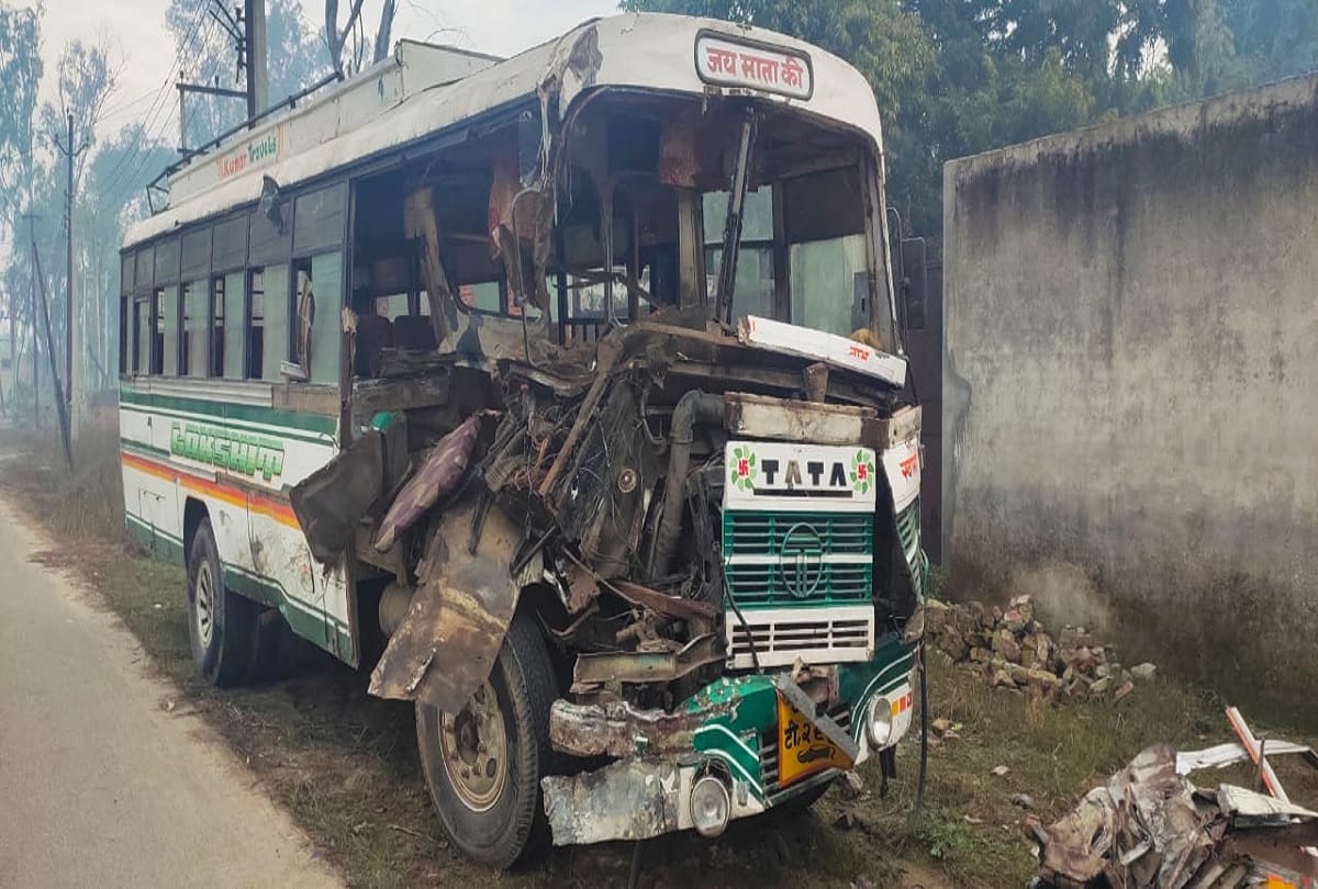 road accident in amroha of uttar pradesh