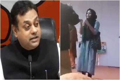 संबित पात्रा ने विवादित बयान देने वाली लड़की का वीडियो शेयर किया है