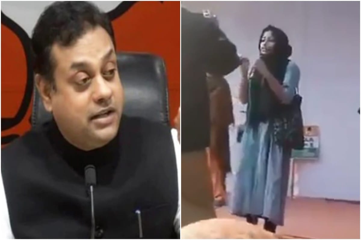Sambit Patra share video of woman who arising question on afzal guru execution amid caa nrc protests