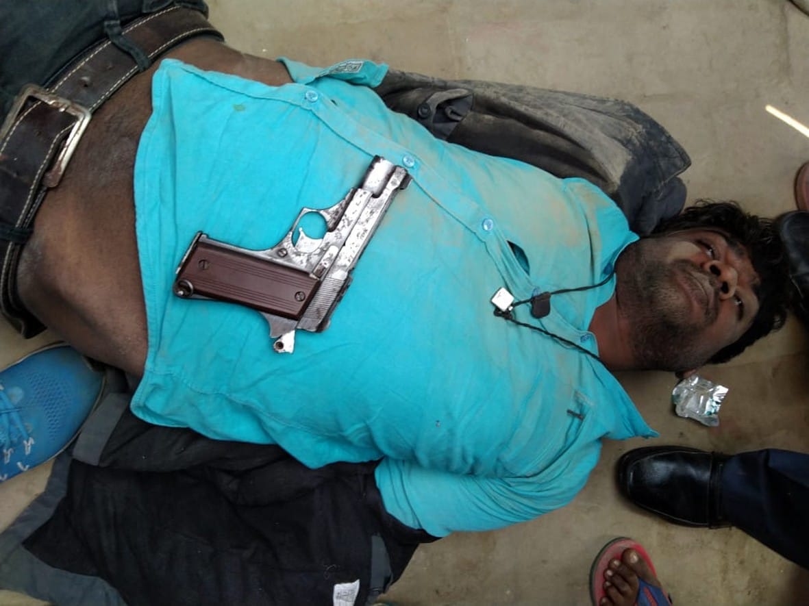 Person caught stealing in bank was caught