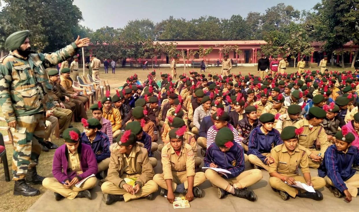 NCC cadets is alwayes patriotic and diciplend