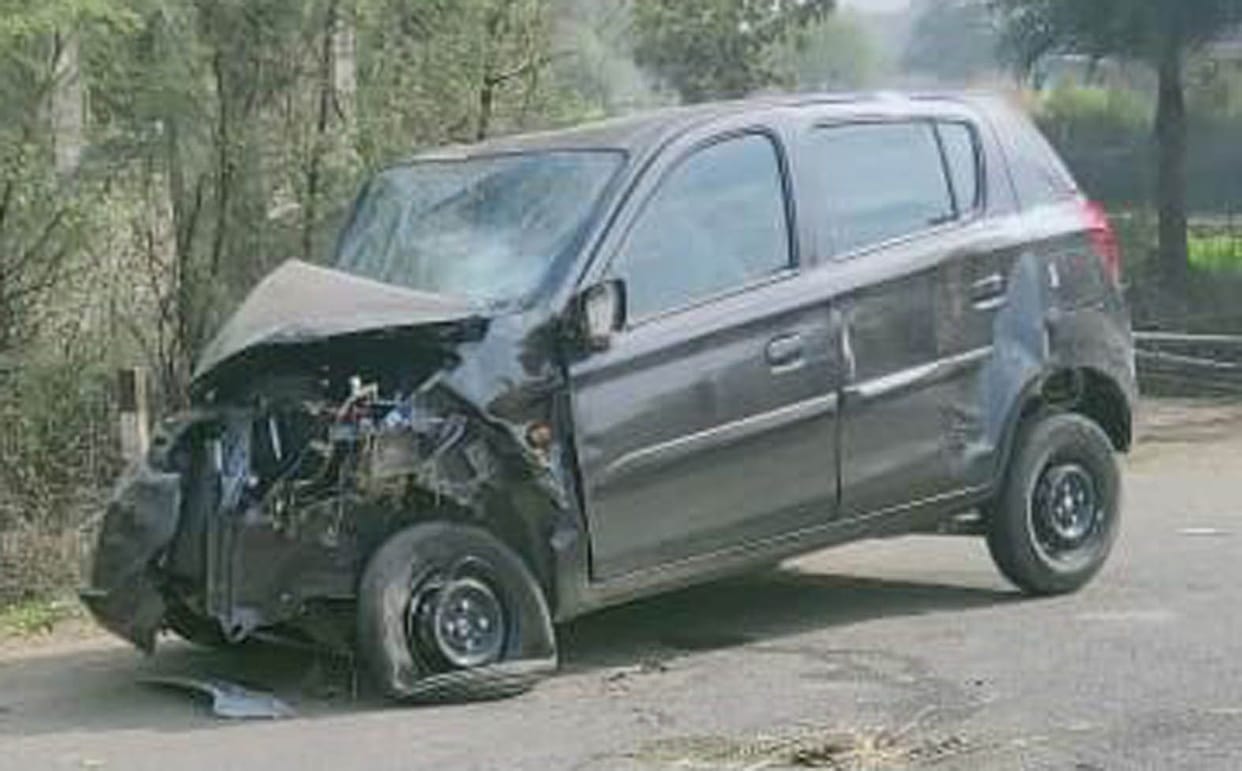 road accident, banda news