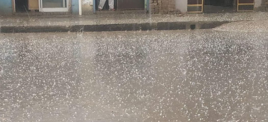 rain snow fall in bhiwani