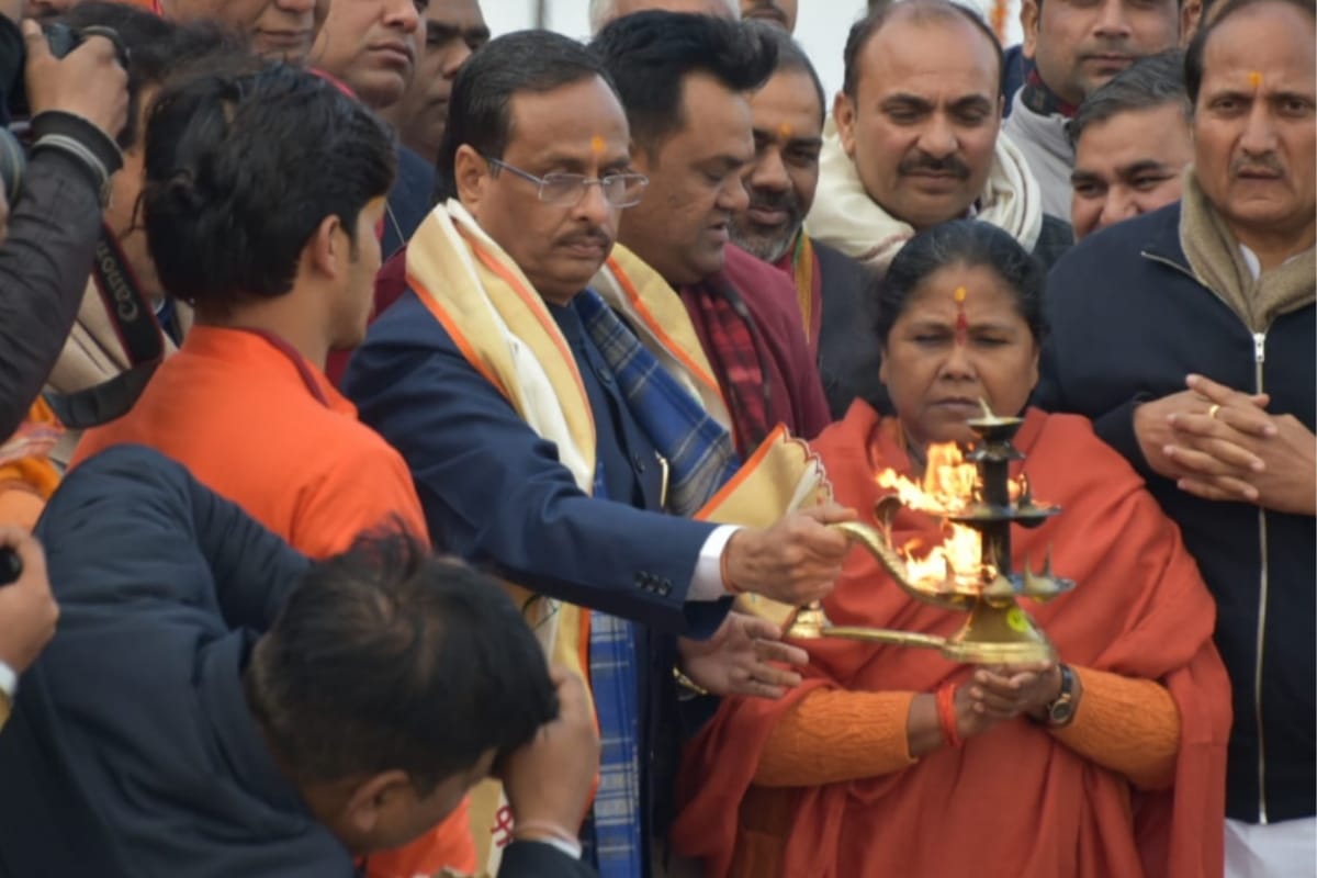 five days ganga yatra, Deputy Cm dinesh sharma worship at ganga in Hastinapur