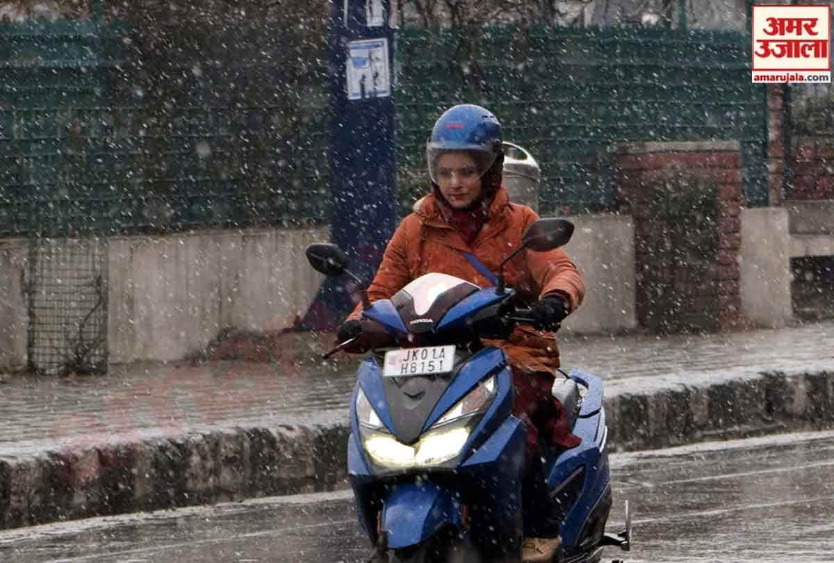 Jammu-Srinagar National Highway unilaterally restored, rain and snowfall in Kashmir for second day