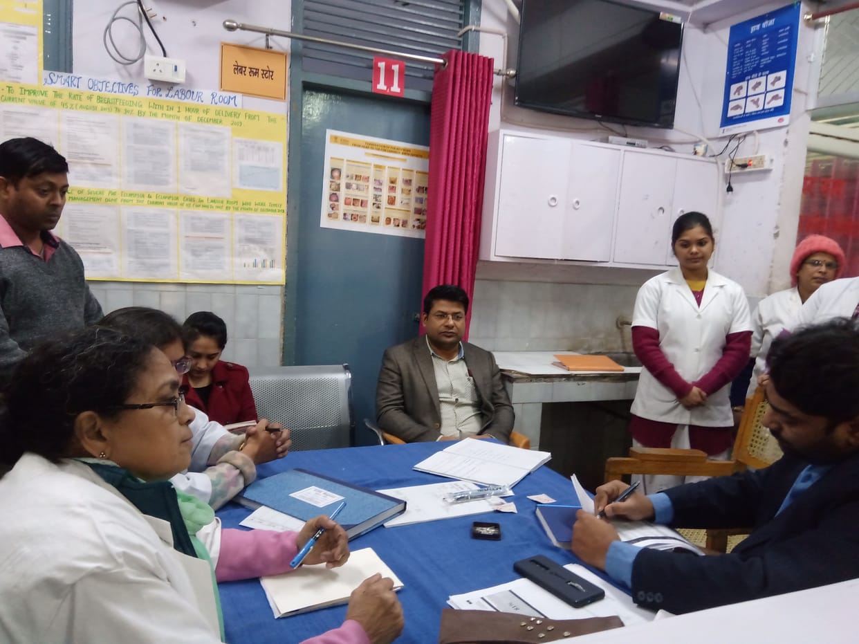central team inspected district hospital