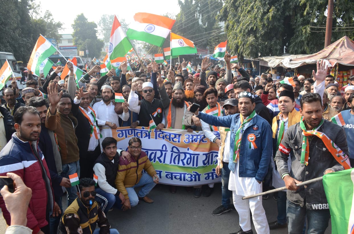 CAA protests intensified, tricolor trip set out