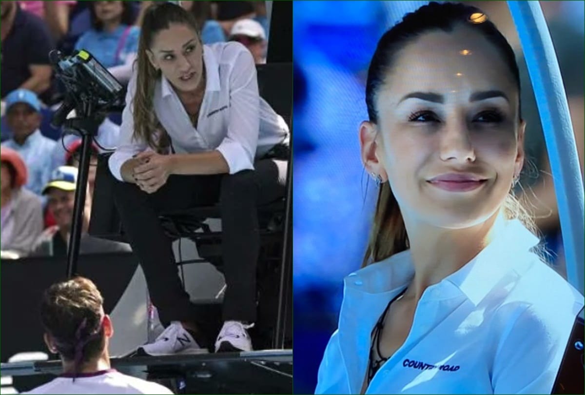 Australian Open Viral Chair Umpire marijana veljovic warned Roger federer for using obscene language