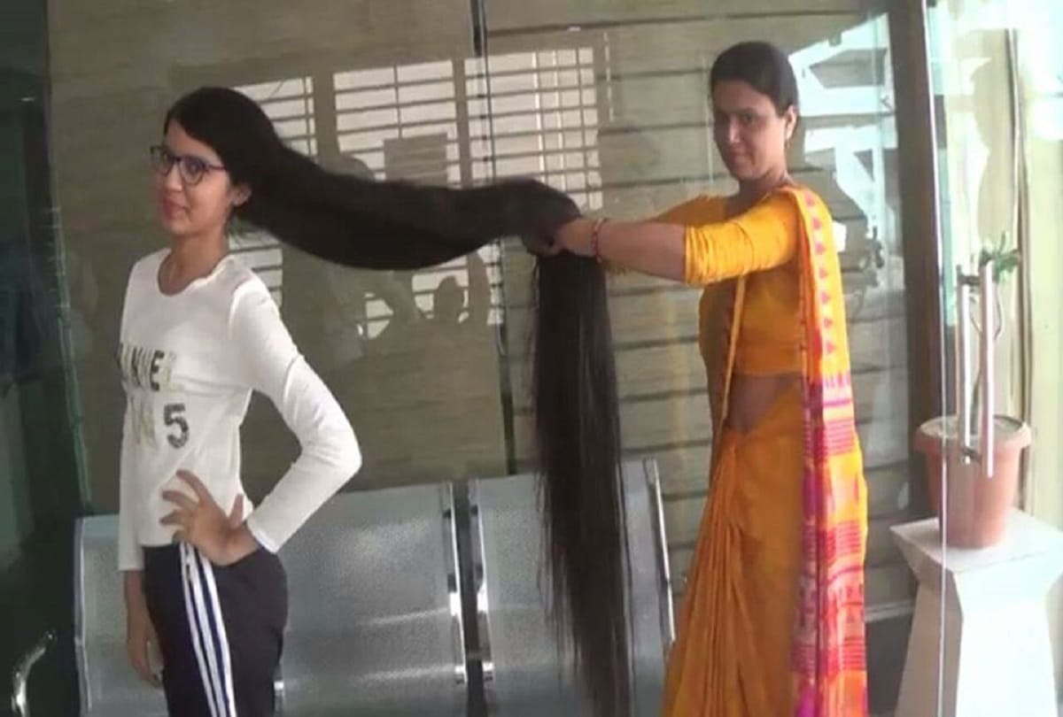 Nilanshi Patel holds the Guinness World record for longest hair in the world