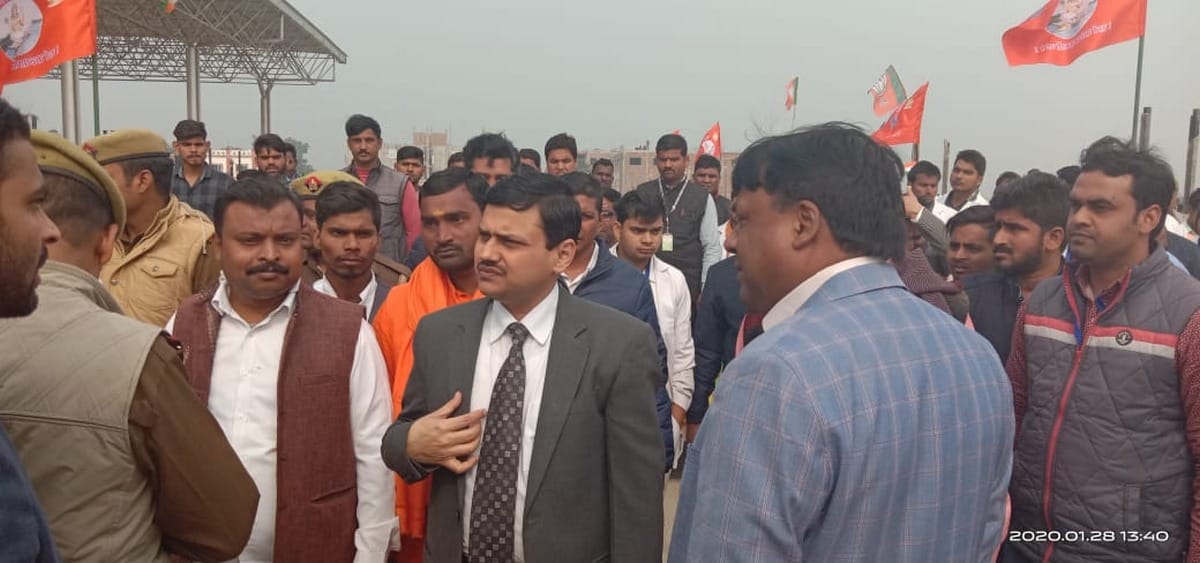 Route diversion due to ganga yatra in varanasi