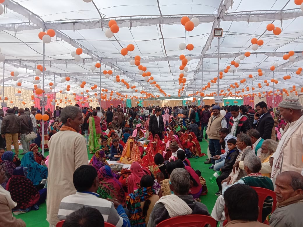 Siddharthnagar Mass marriages begin by mukhyamantree saamoohik vivaah yojana