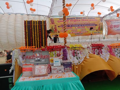 Siddharthnagar Mass marriages begin by mukhyamantree saamoohik vivaah yojana