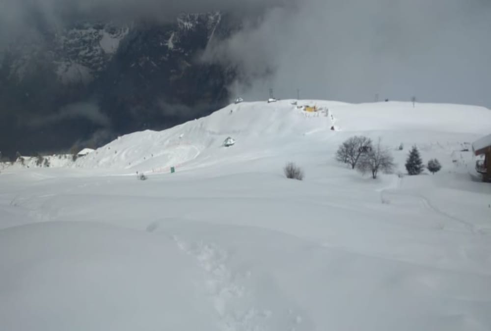 Snowfall in Uttarakhand Hilly Area again today See visuals