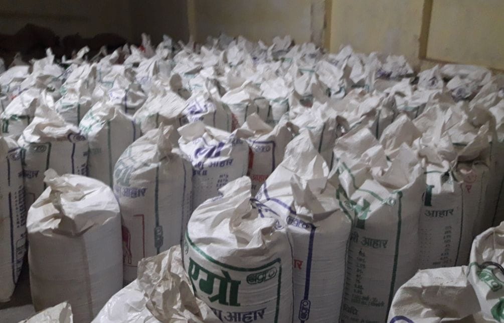 aaporti vibhag found lot of goverment  wheat in parikshutgarh