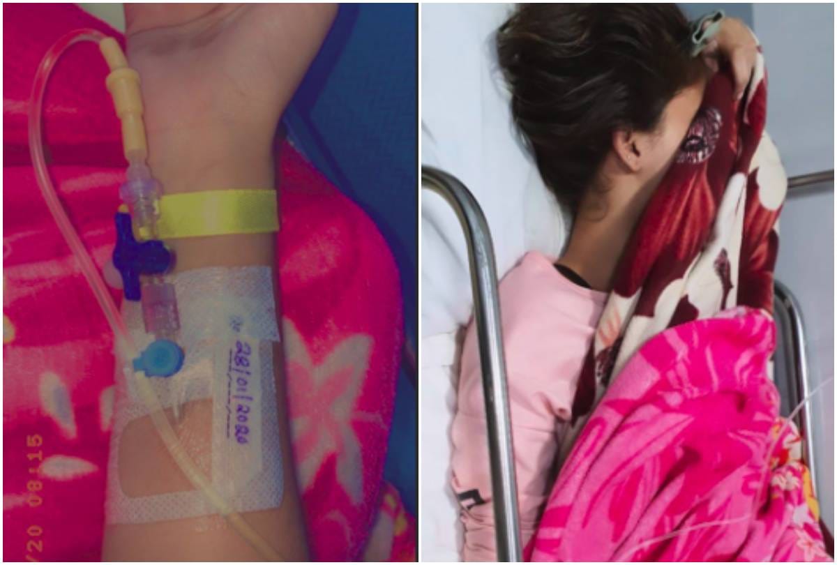 tv actress arishfa khan admitted in hospital