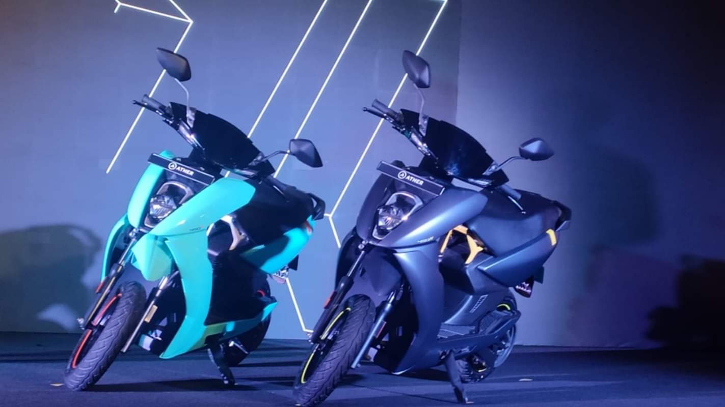 ather electric scooter price hike news Ather 450X and Ather 450 Plus price increased