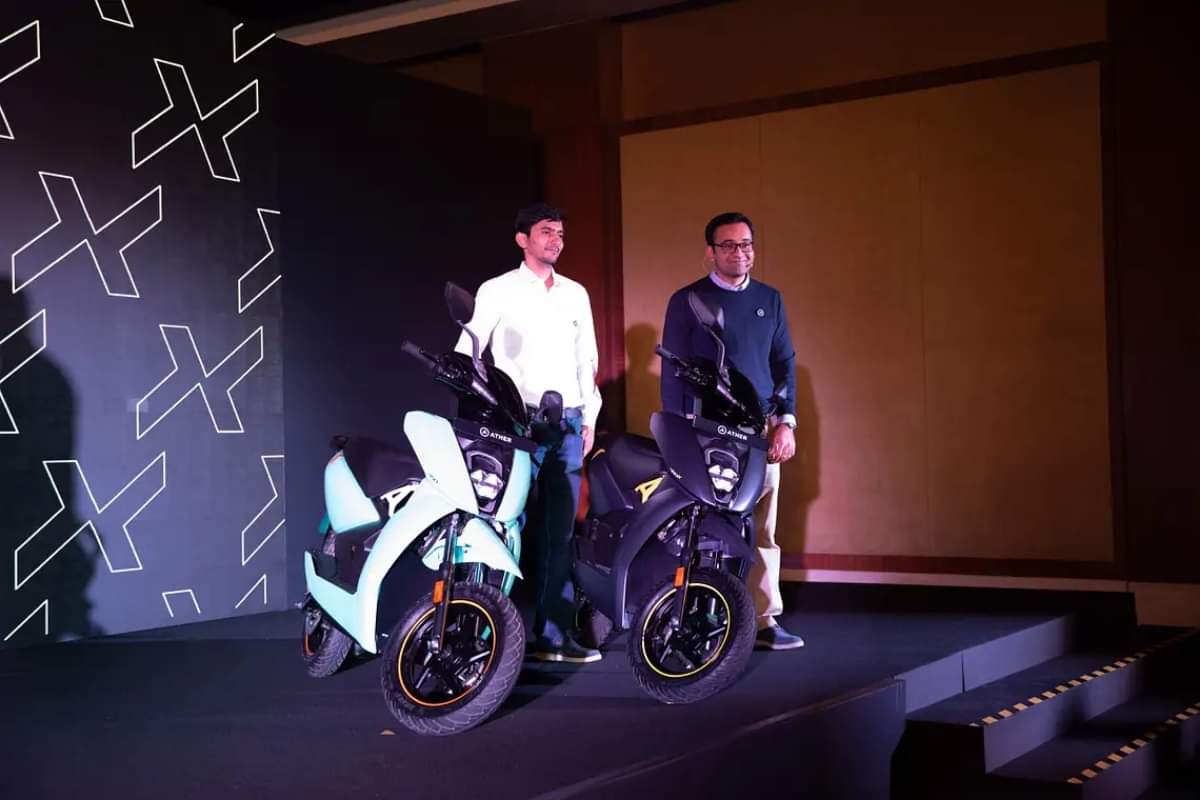 ather electric scooter price hike news Ather 450X and Ather 450 Plus price increased