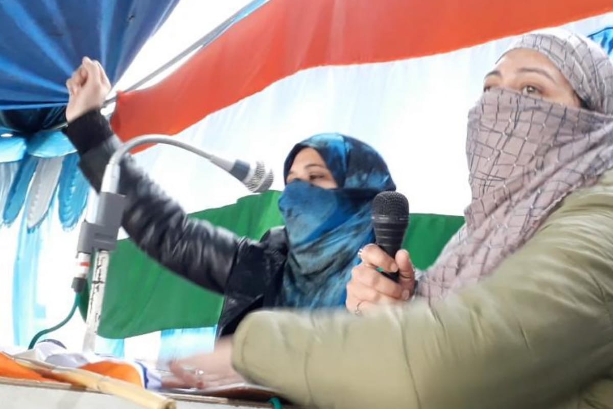 Muslim women protest continues on third day against CAA NPR NRC in deoband
