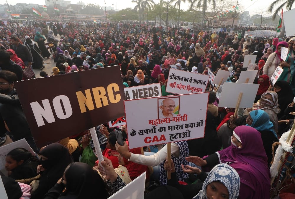 Protest on Ghanta Ghar against CAA and NRC.