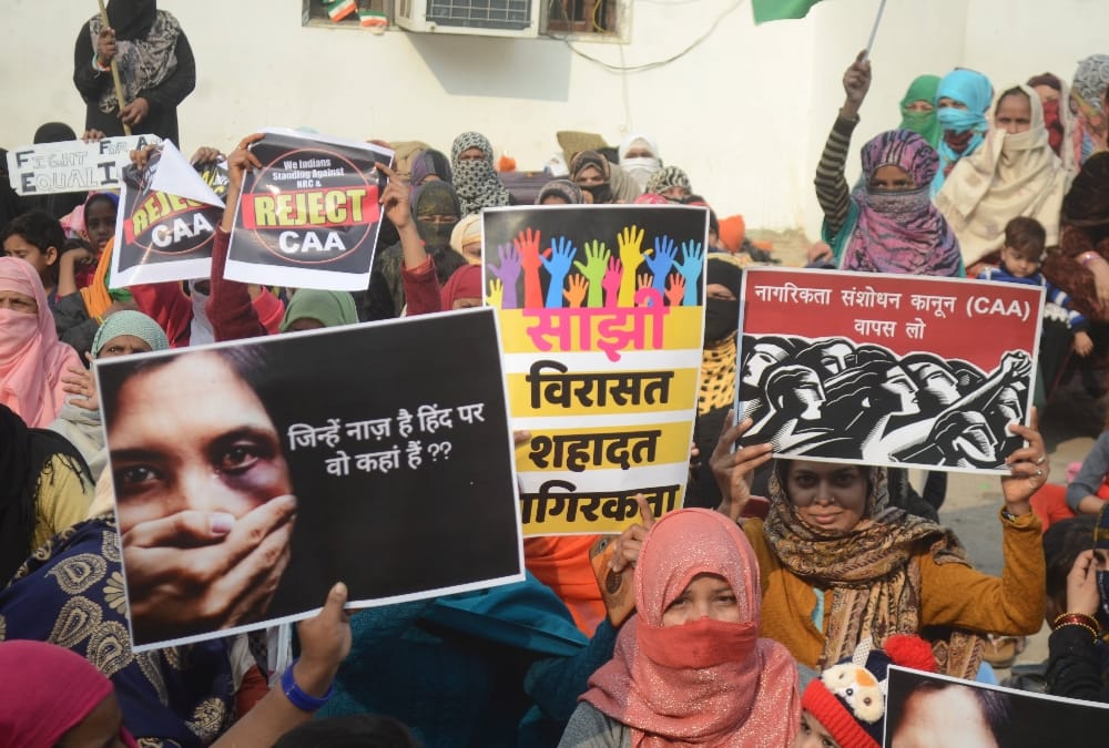 Protest on Ghanta Ghar against CAA and NRC.