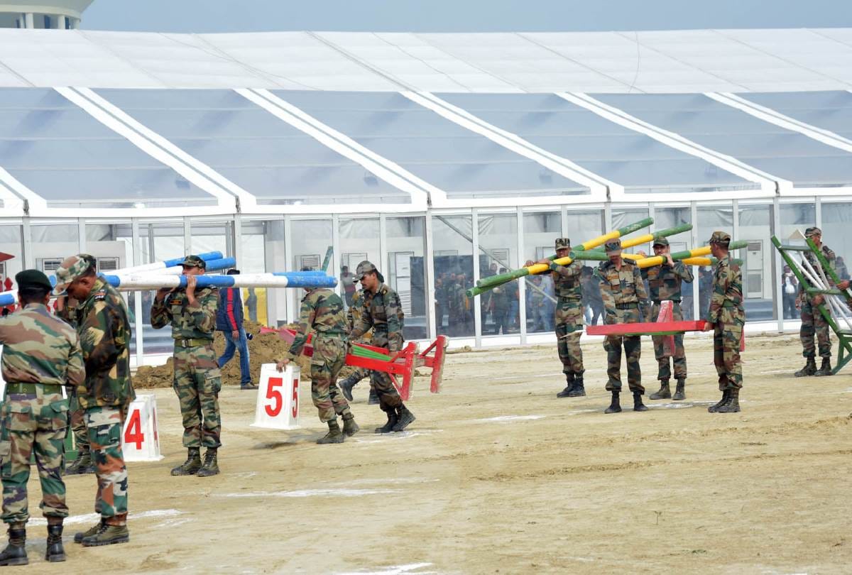 preparations for defence expo in lucknow