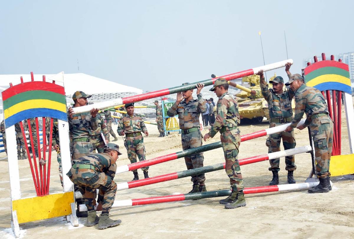 preparations for defence expo in lucknow