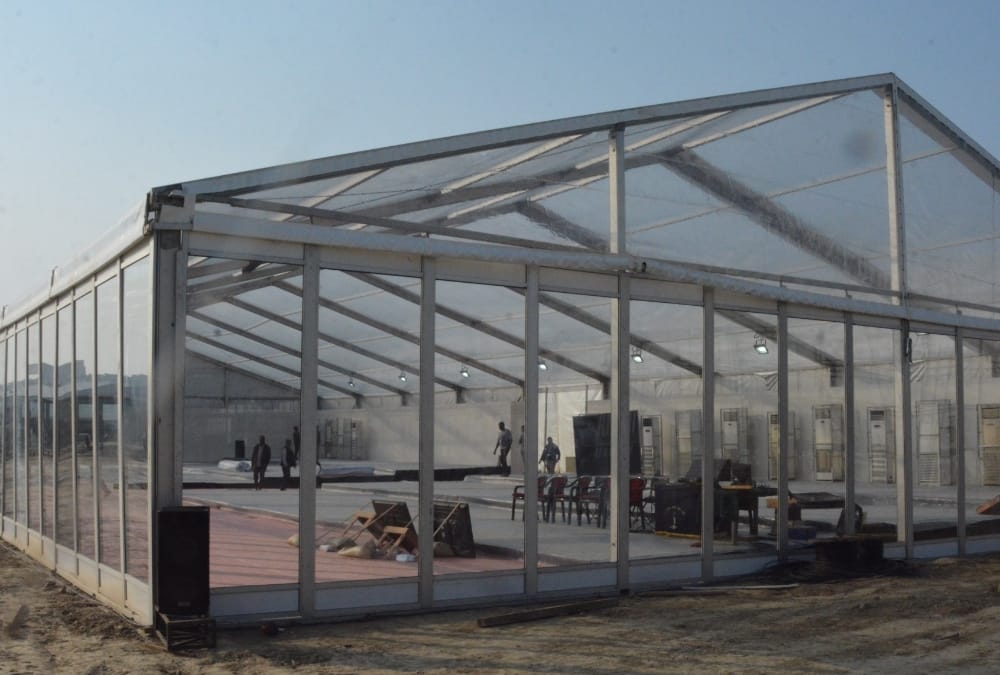 Special bullet proof chamber for PM Modi for Defence Expo.