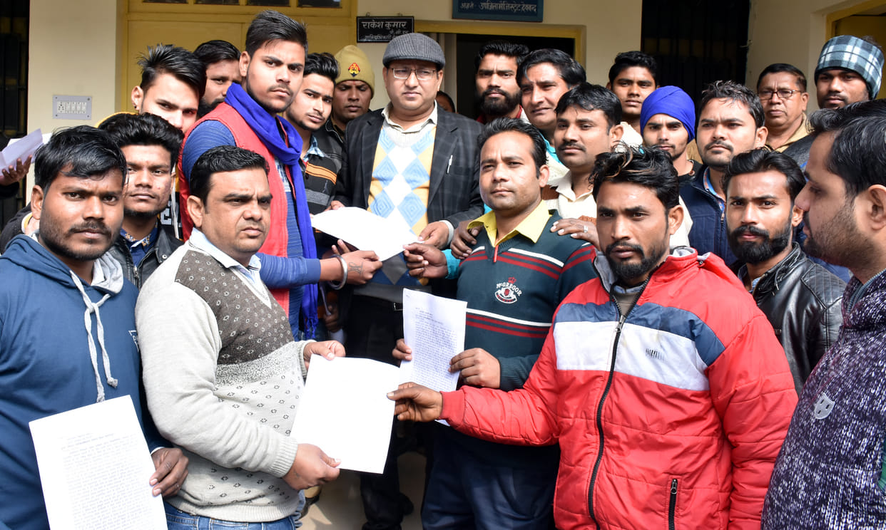 Bhim Army activists sent memorandum to President